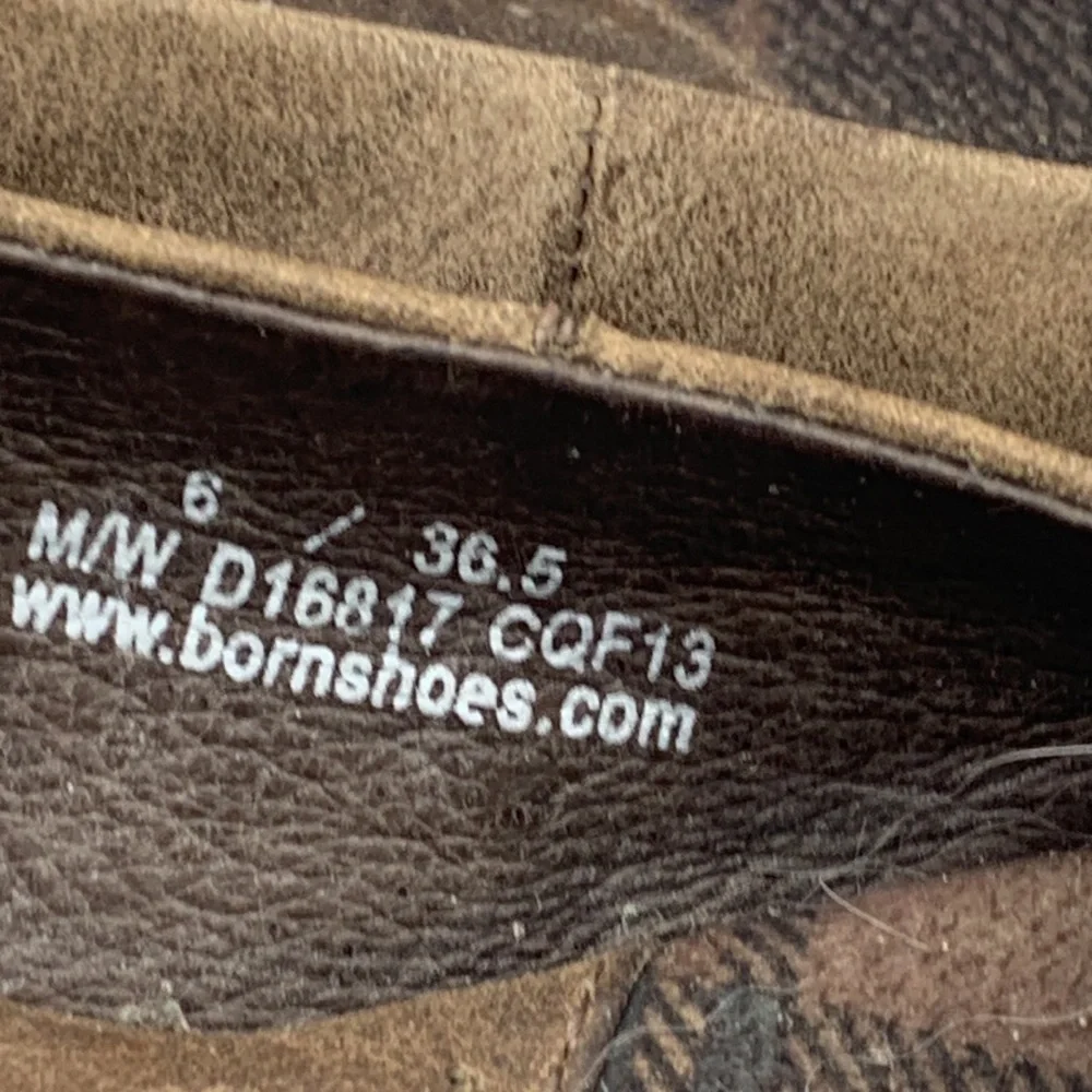 Born Light Brown Leather Ballet Flats Size 6 BFL5210C - Picture 3 of 9